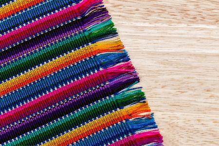 危地马拉民间危地马拉制造的纺织品照片